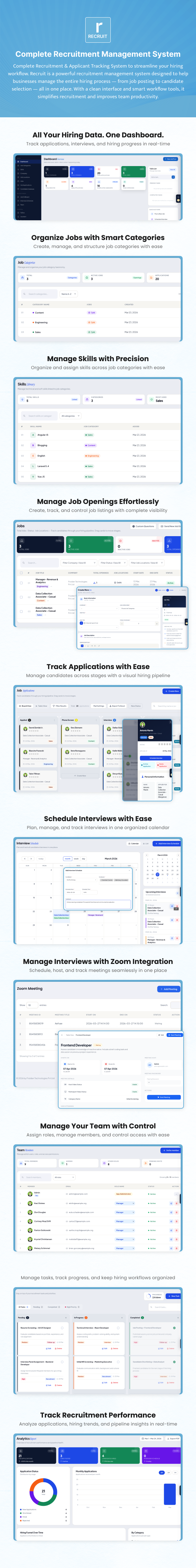 Recruit - Recruitment Manager ( Ai Powered )
