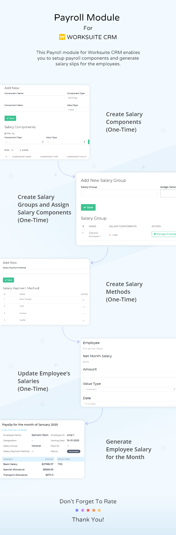 Payroll Module For Worksuite SAAS - 1