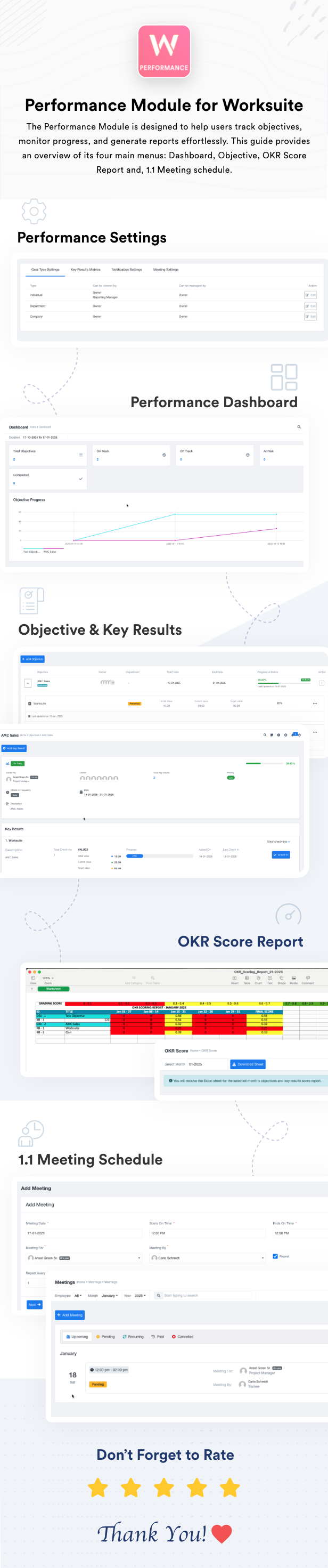 Performance Module for Worksuite CRM - 1