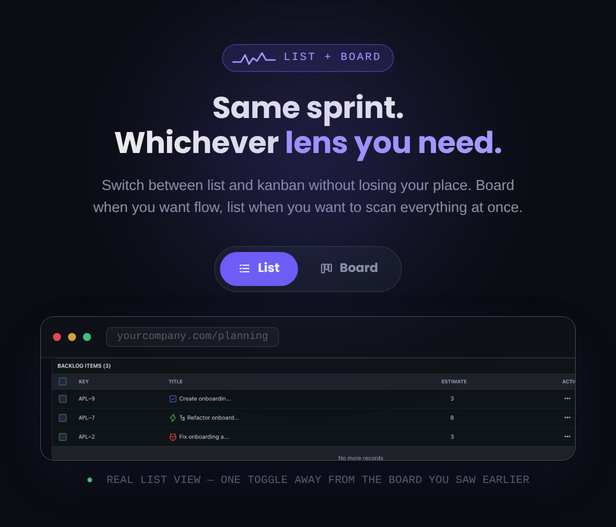 Spryn - Self-Hosted Sprint Planning Software - 6