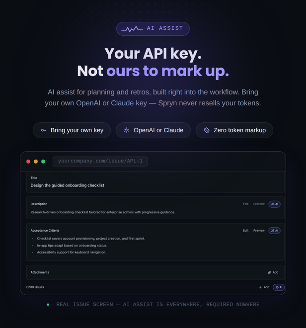 Spryn - Self-Hosted Sprint Planning Software - 7